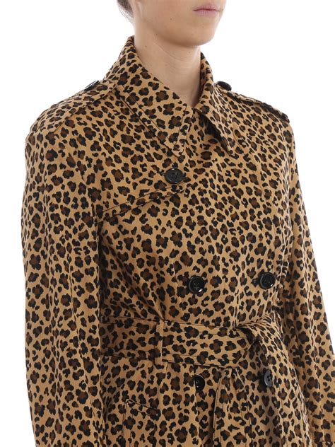 leo print coat